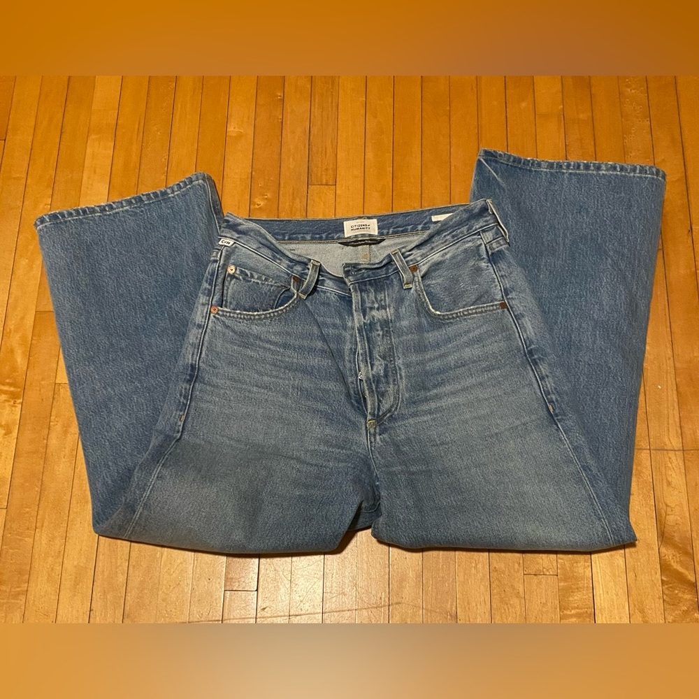 Citizens of Humanity Gaucho Wide Leg Vintage Crop, Sodapop, size 26